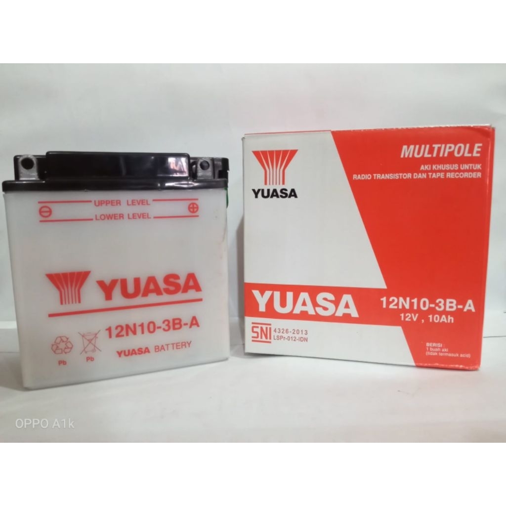 AKI YUASA MULTIPHOLE  12N10-3BA AKI CATOK 5 12V 10Ah