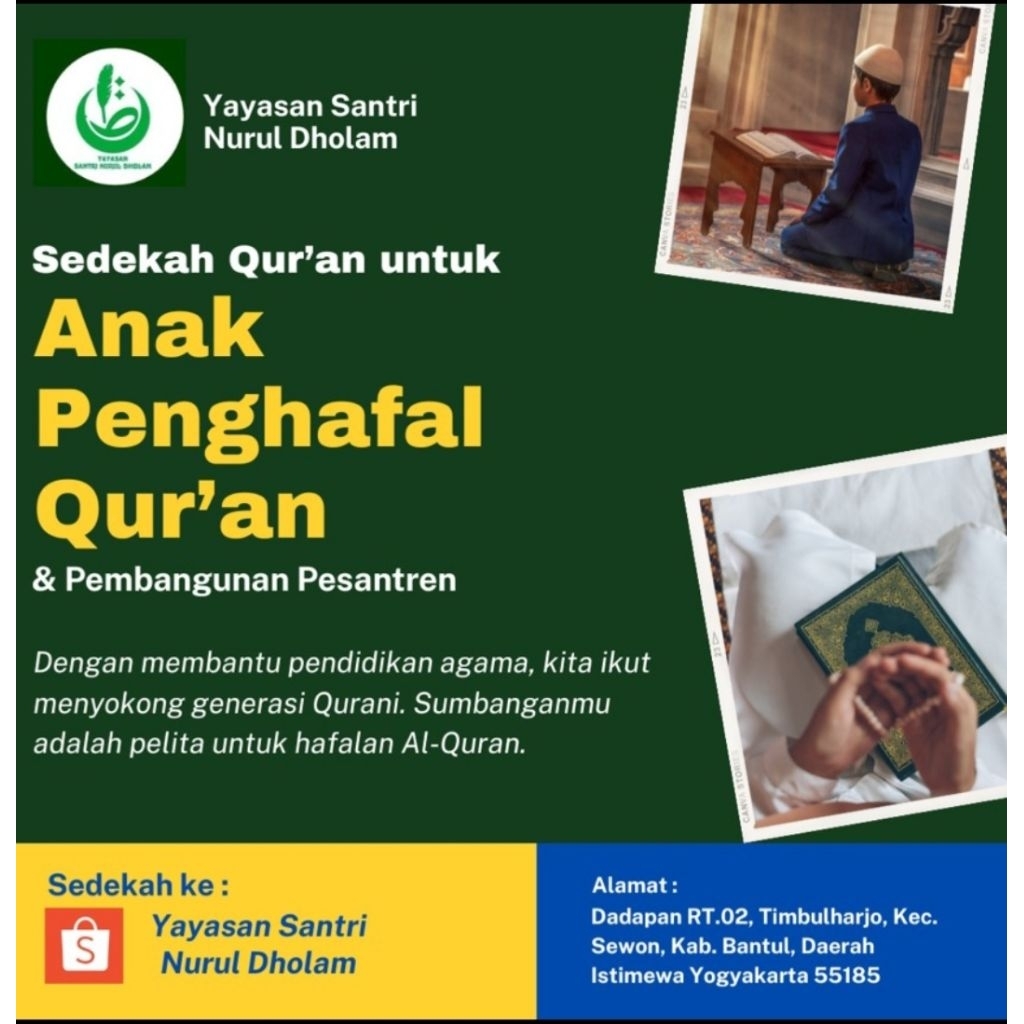 Sedekah Qur'an untuk penghafal Qur'an