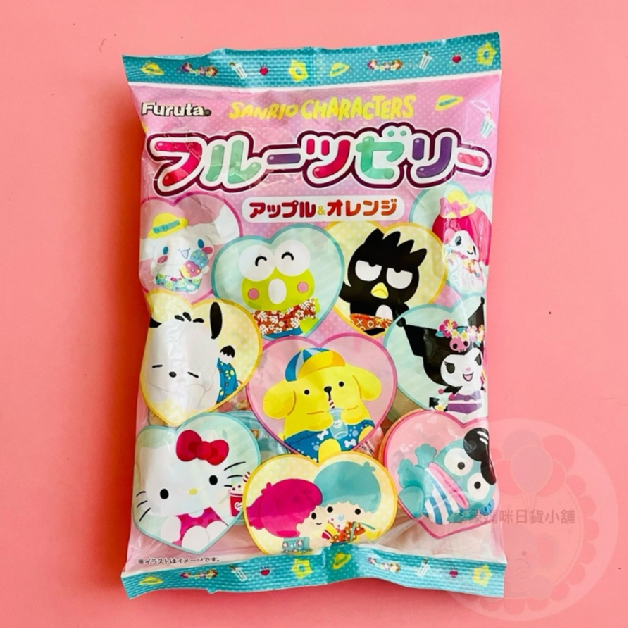 

Sanrio Characters Fruit Jelly [isi :15g x 14 pcs]