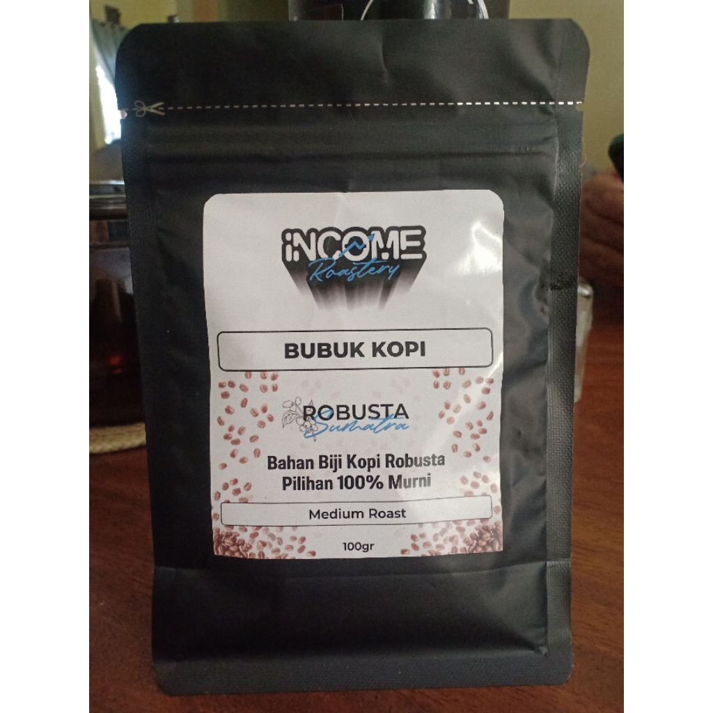 

Income Roastery Bubuk Kopi Robusta Sumatra