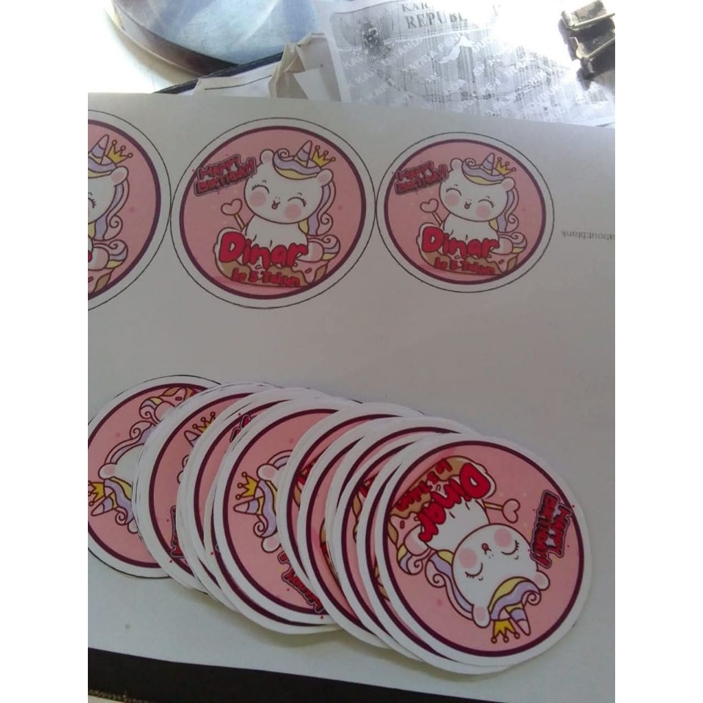 

20pcs label stiker ulang tahun