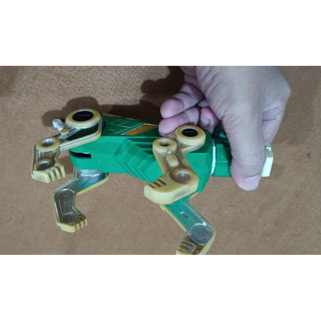 Vintage Panosh Place VOLTRON 1984 Green Lion #3 Plastik Panjang 8"
