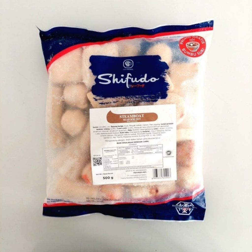 

SHIFUDO STEAMBOAT SEAFOOD SET 500gr