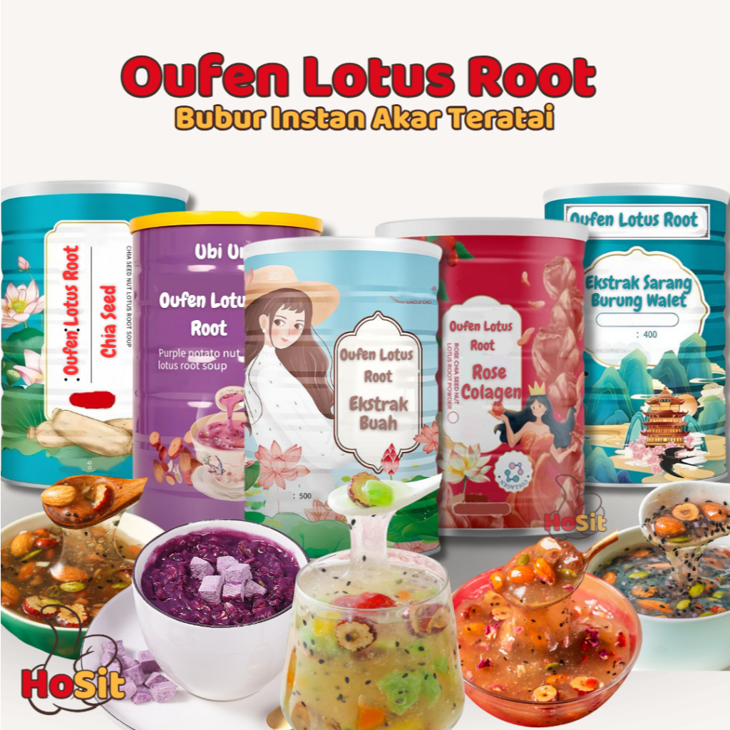

Oufen Lotus Root Powder / Lotus Root Powder / Bubuk Akar Teratai / Minuman Herbal / Oufen / Minuman Sehat / Herbal Tradisional / Obat Panas Dalam Alami / Minuman Serat Alami