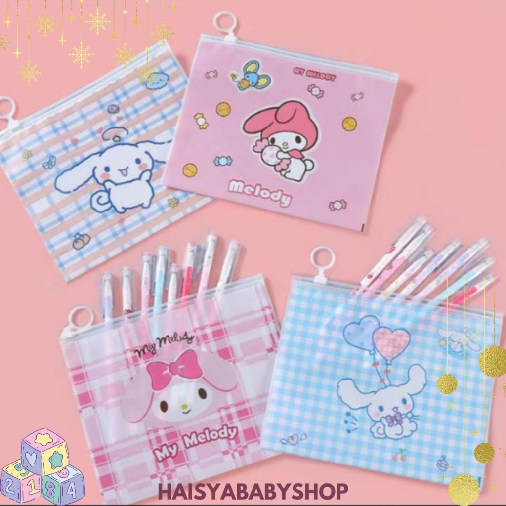 

T148 TEMPAT PENSIL ZIPLOCK MODEL SIMPLE DAN LUCU haisyababyshop