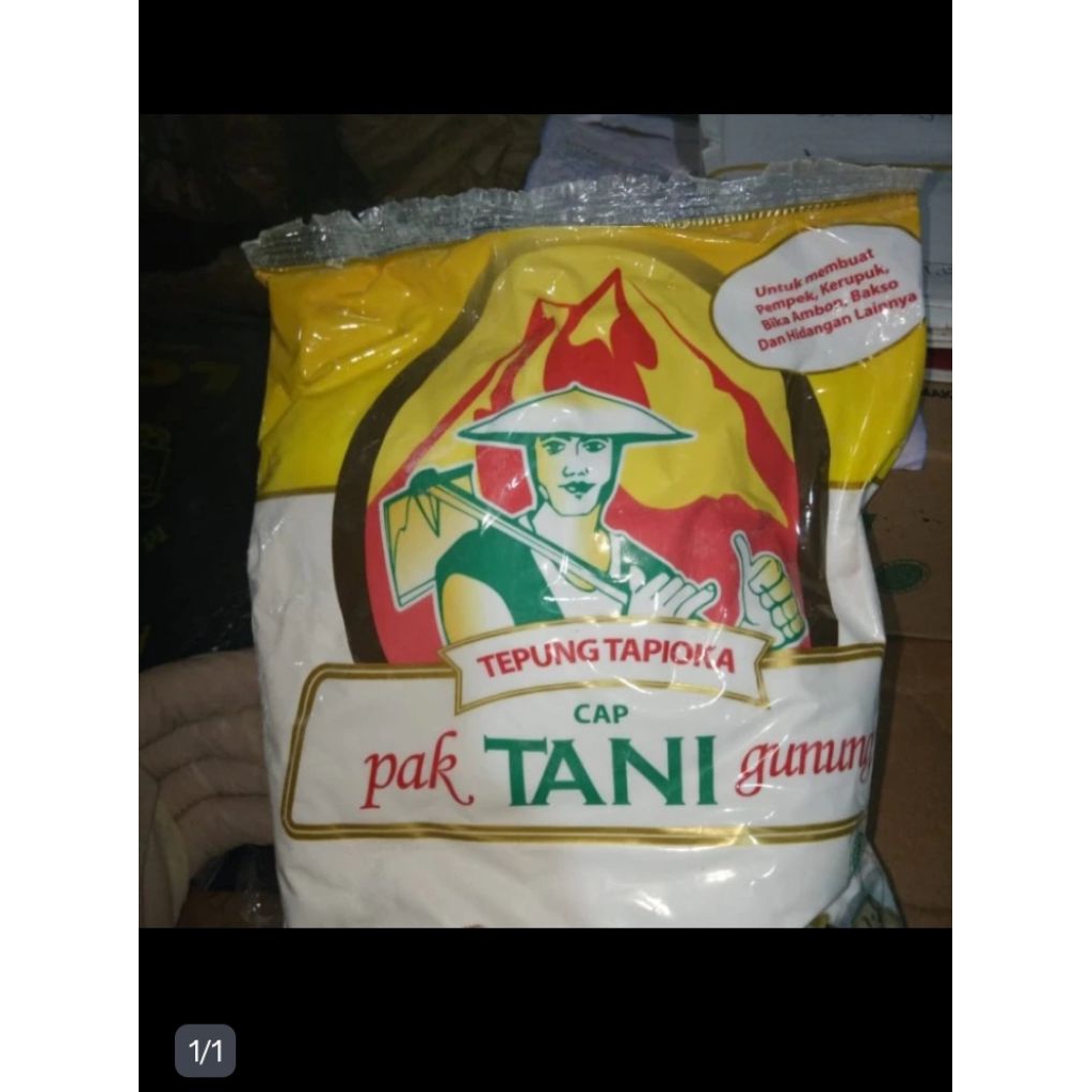 

Tepung Tapioka Cap Pak Tani 500grm Dusan