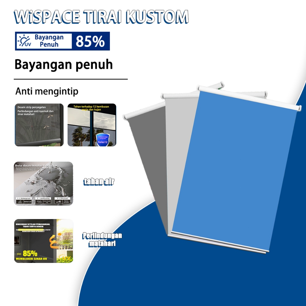 Custom Roller Blind Roller Blind Roller Blind Dimout Roller Blind Outdoor/Indoor