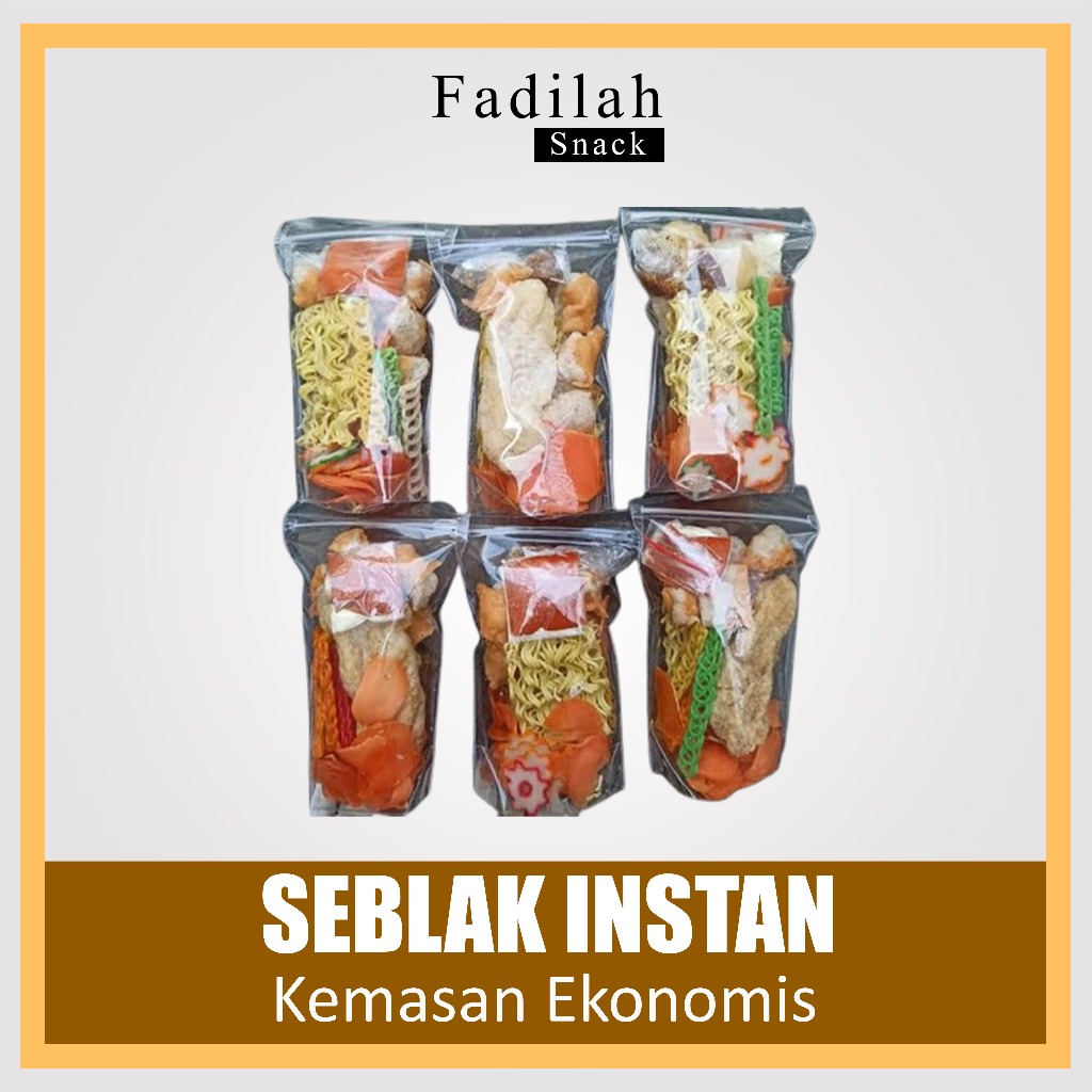 

SEBLAK INSTAN KERUPUK MIE GURIH DAN PEDAS / SEBLAK INSTAN - fadilah snack 10
