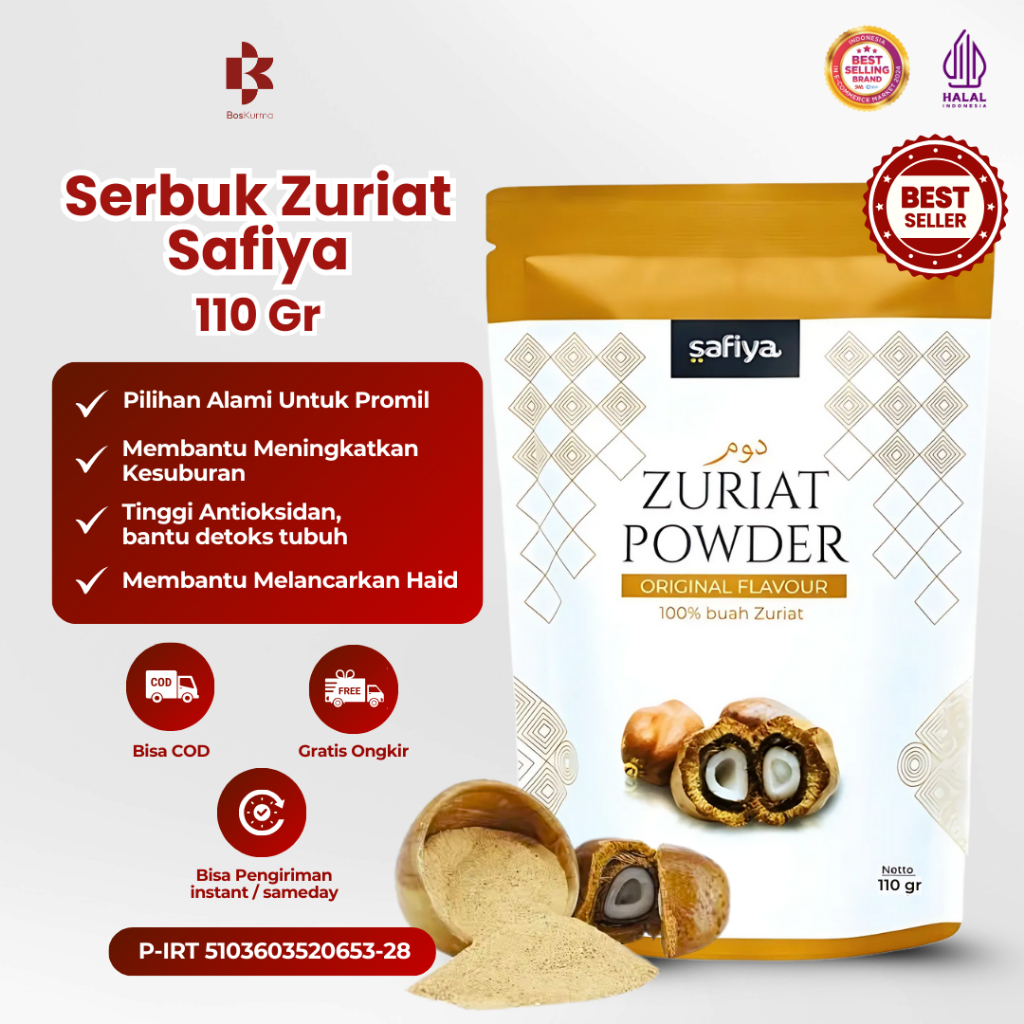 

110 Gram Bubuk Zuriat | Serbuk Zuriat Promil Premium Original SAFIYA HERBAL