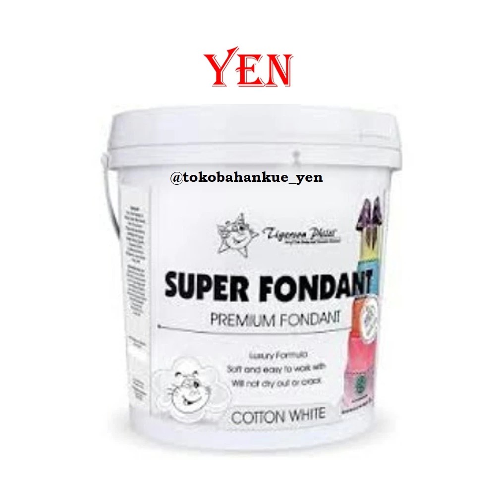 

Tigerson Philti Super Fondant / Premium Fondant / Cotton White 5Kg