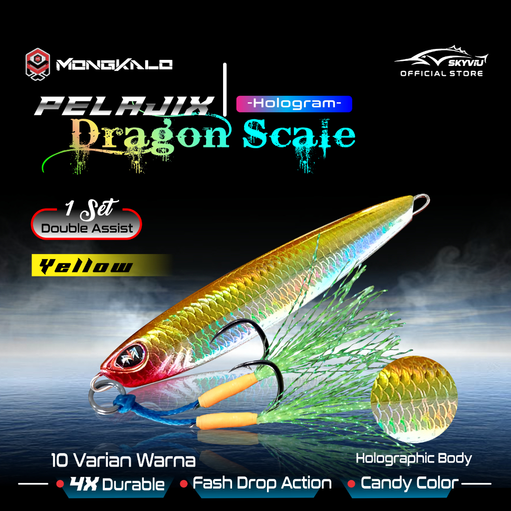 Mongkalo Pelajix Sisik-Kecil noGID noMotif Candy 30 Kuning