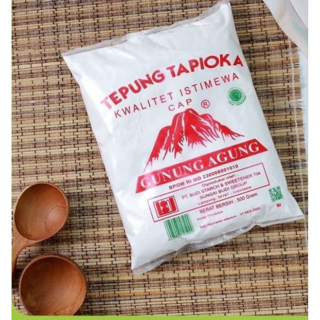 

tepung tapioka cap gunung agung kemasan 500 gram