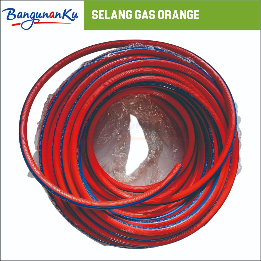 Selang Gas Orange / Selang Gas LPG / Slang gas / Selang Pipa Gas / SLANG REGULATOR