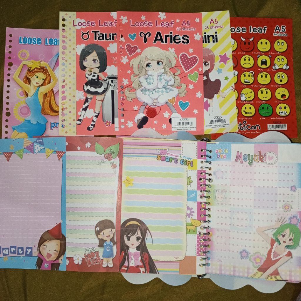 

[ MINIMAL ORDER 5 LEMBAR — VOLUME 1 ] KERTAS BINDER A5 20 RING NON HARVEST TIPIS LOOSE LEAF ISI LANGKA JADUL RARE REFILL KOLEKSI KIKY MIA AND ME UPTOWN GIRLS GIR YAMM CCAMI KUCING SHAWN THE SHEEP DORA TOY STORY MICKEY MOUSE PINK