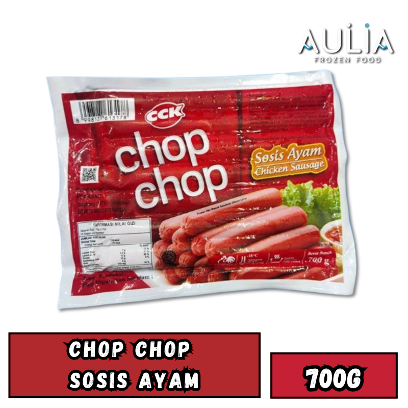 

Chop Chop Sosis Ayam 700G / Sosis Ayam - Chop Chop 700G / Frozen Food Depok / Aulia Frozen Food