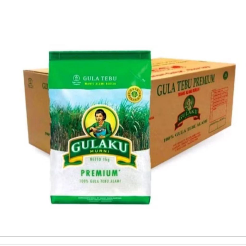 

GULAKU GULA TEBU PREMIUM PUTIH 1 KG