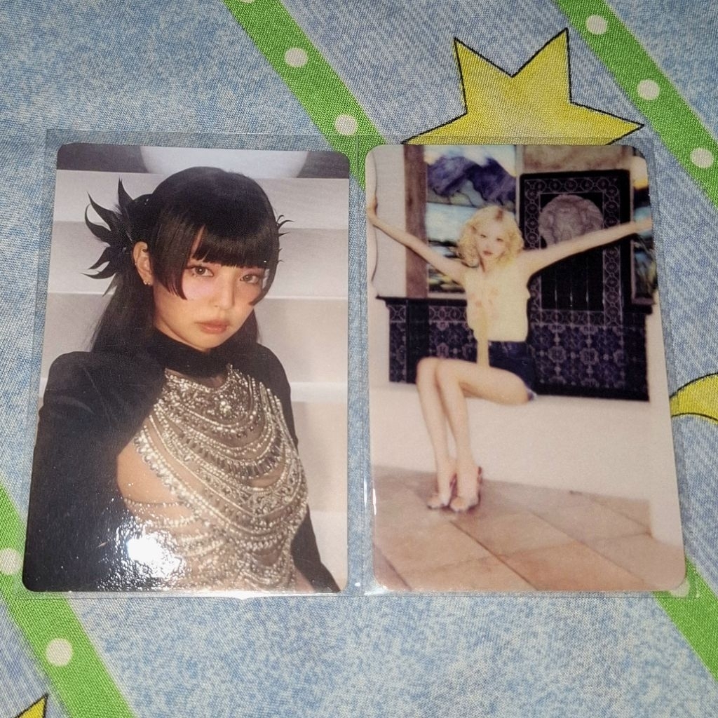 Photocards Official Blackpink Jennie Rosé album R jane japan exclusive appmus pob ruby zen benefit