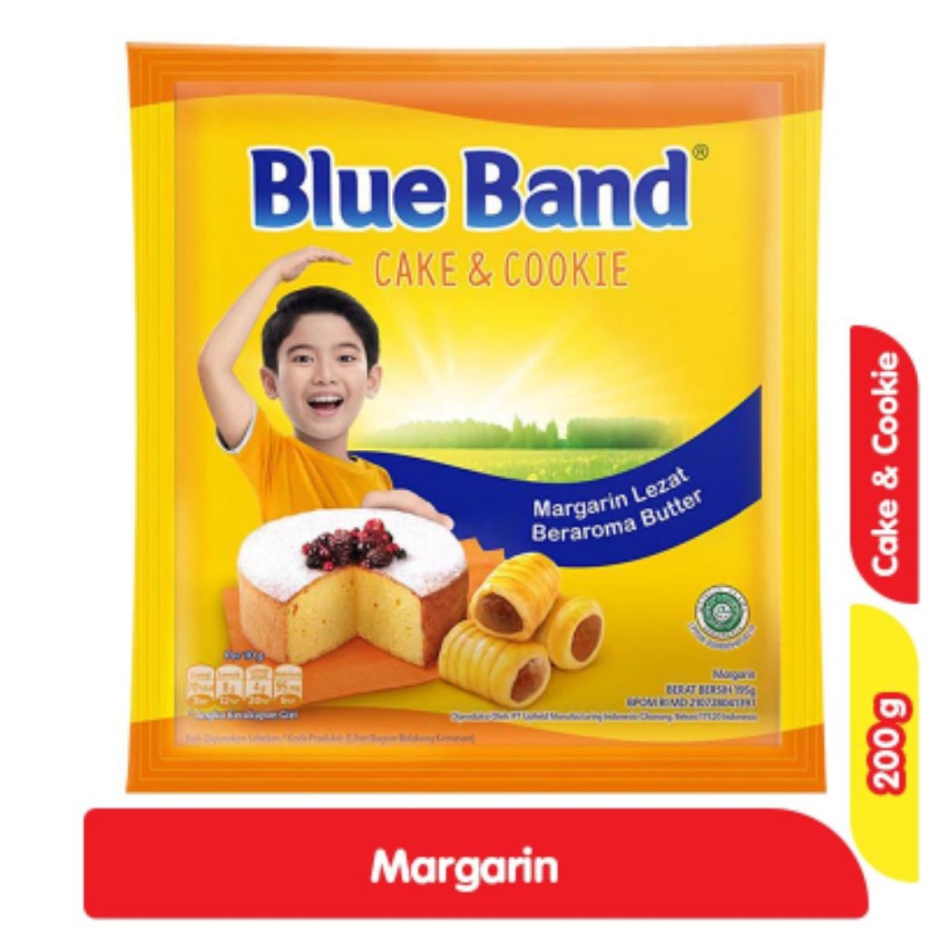 

Blue Band Margarin Kue & Cookie Sachet 200 g