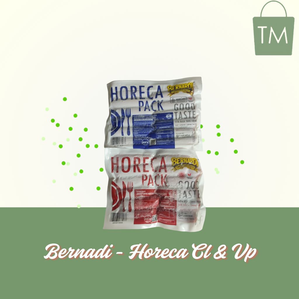

HORECA PACK Sosis horeca bernadi CL VP 500gr