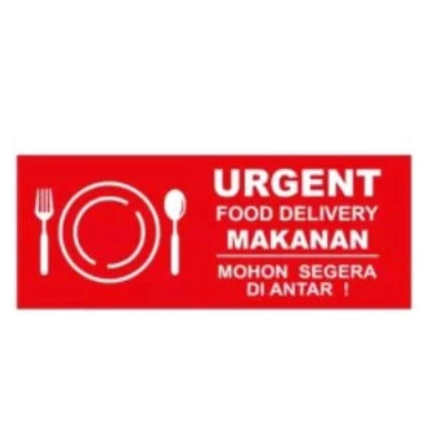 

STIKER FOOD DELIVERY MAKANAN IKAN HIDUP HEWAN HIDUP LIVE ANIMAL TANAMAN HIDUP live animal urgent delivery kirim cepat unboxing fragile WLBEEX