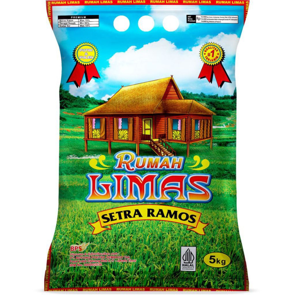 

Rumah Limas Beras Setra Ramos 5 Kg