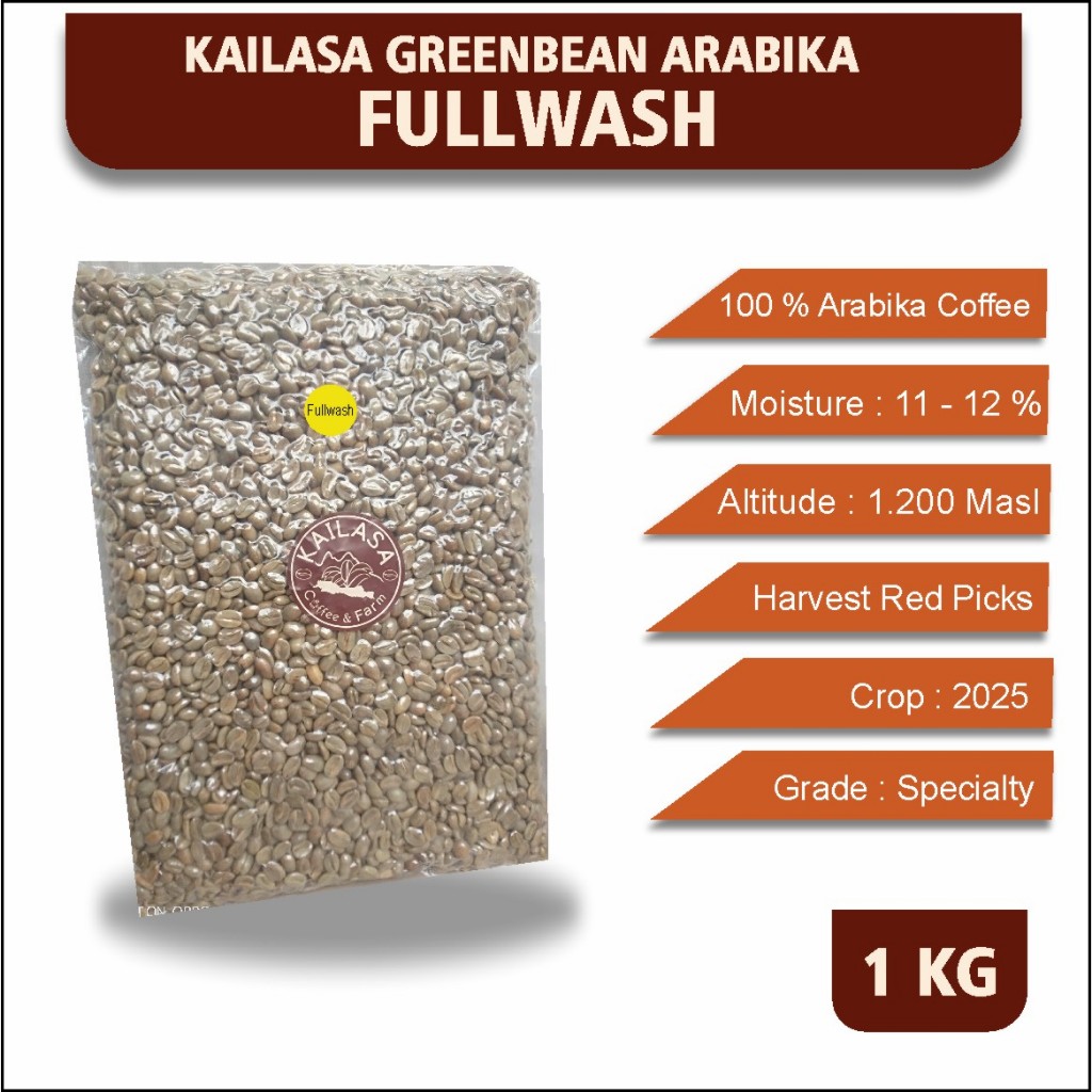 

Kailasa Greenbean Arabika Proses Fullwash
