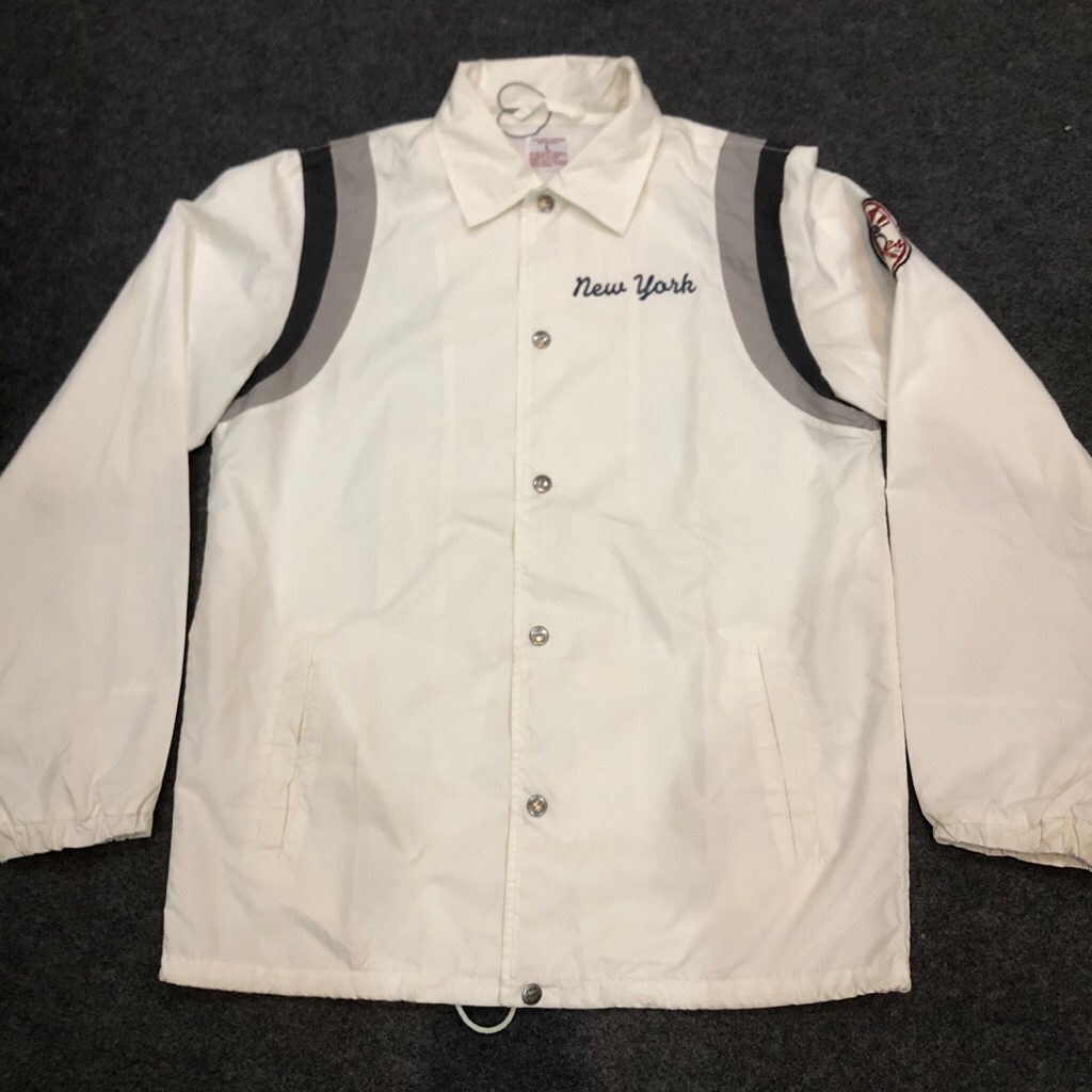 Coach jacket mlb x uniqlo bahan satin original