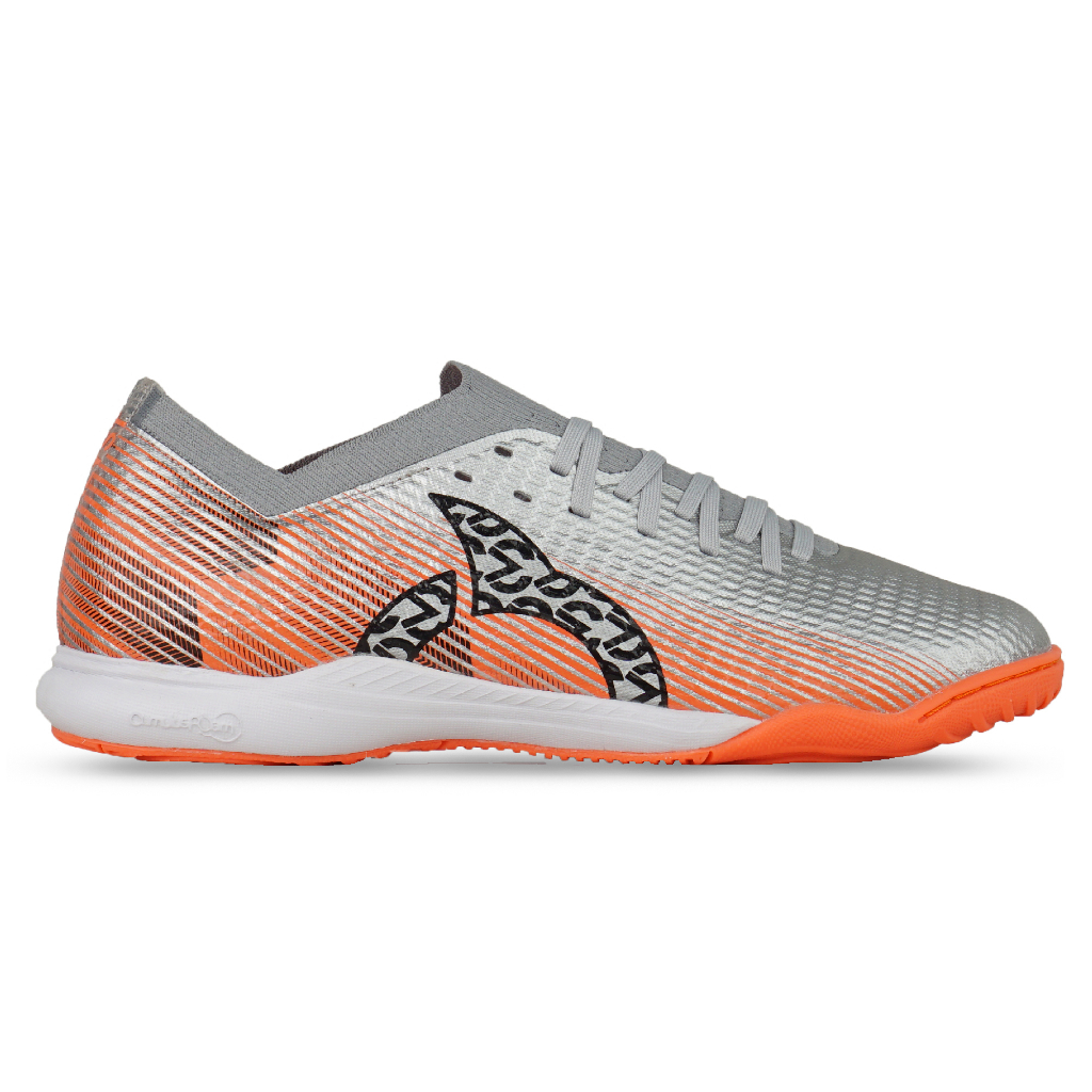 Sepatu Futsal Ortuseight Catalyst Liberte V3 IN - Anodized Silver/Peach Size 41 42