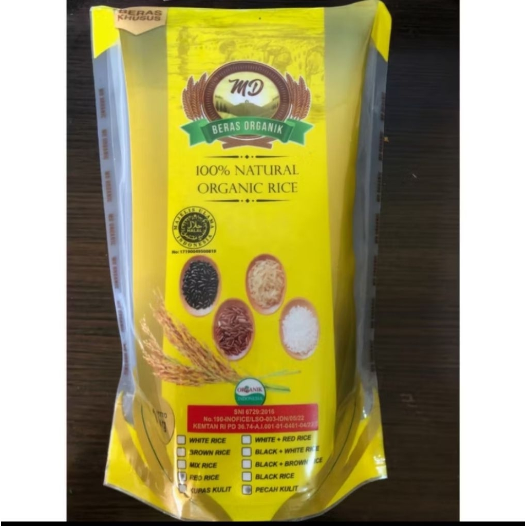 

MD beras organik hitam kupas kulit 1kg