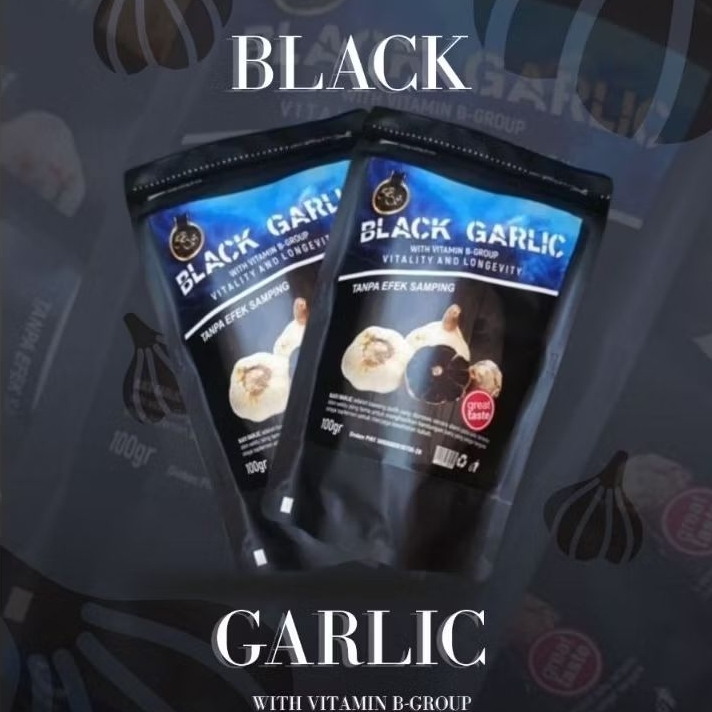 

Black garlic curah bawang hitam herbal pouch 100gr