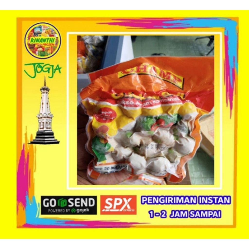 

Champ bakso ayam 200gr, Jogja frozen
