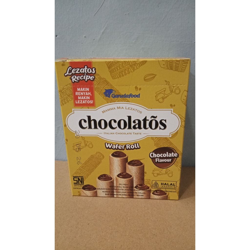 

CHOCOLATOS WAFER ROLL ISI 24 X 7 GR CLASSIC COKELAT