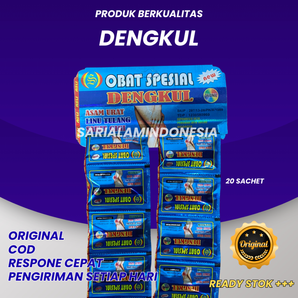 

Dengkul Kapsul 1 Renceng Isi 20 Sachet (Asam Urat)
