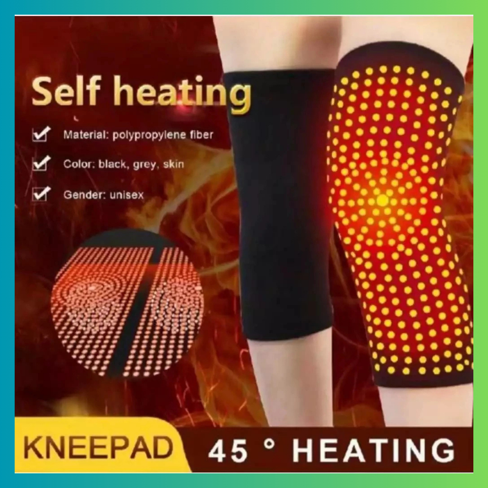 Sepasang Deker Pelindung Lutut Alat Terapi Magnetik Lutut Penghilang Nyeri Lutut dan Dengkul