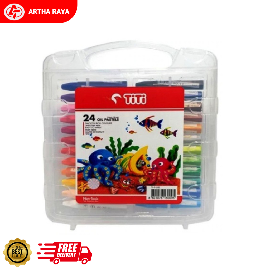 

CRAYON OIL PASTEL TITI 24 WARNA