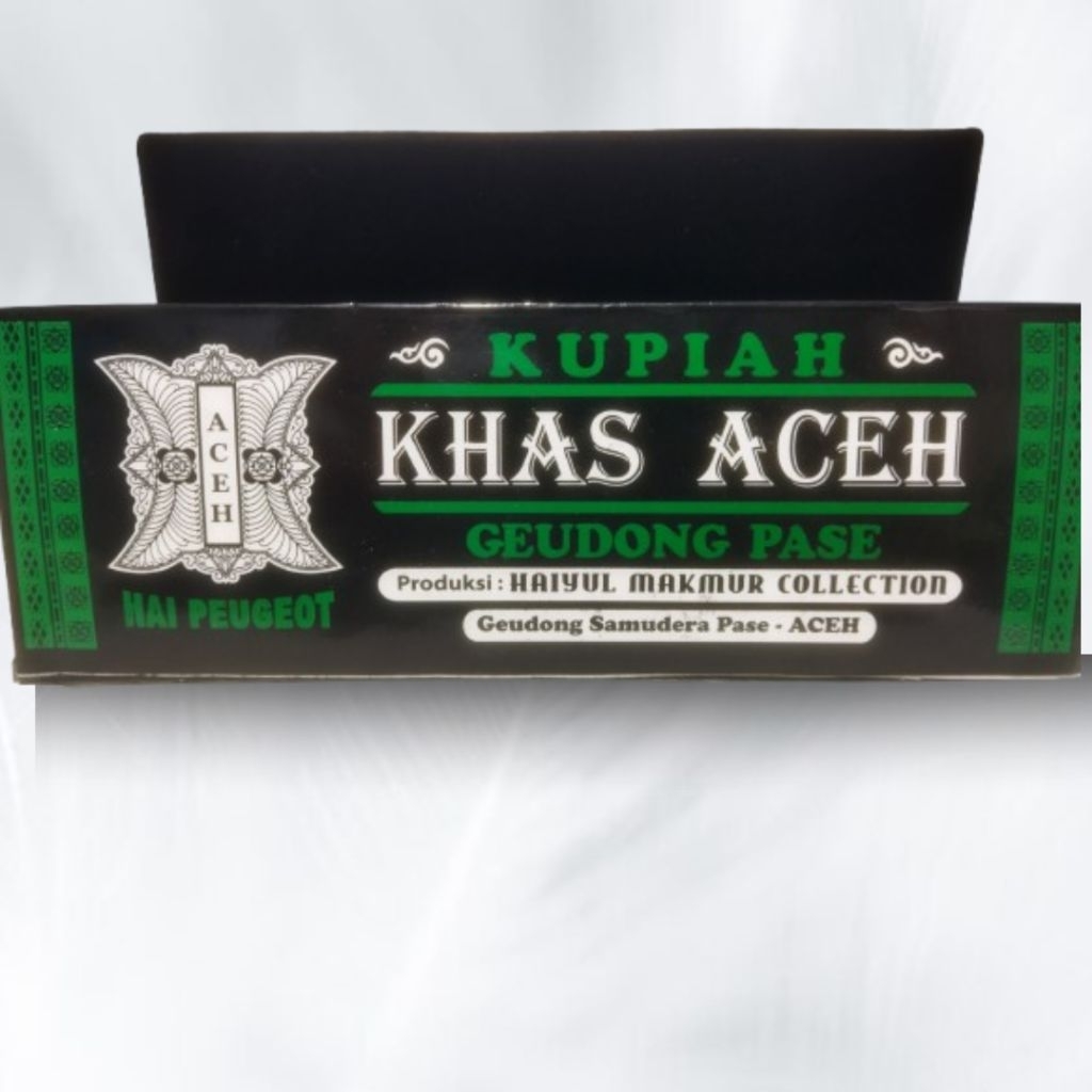 peci hitam khas aceh