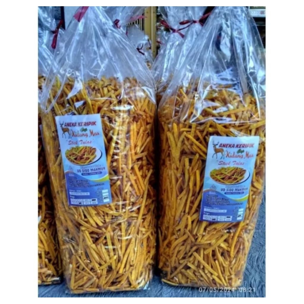 

Stik Talas kemasan 250g & gelombang talas renyah gurih kriukkk