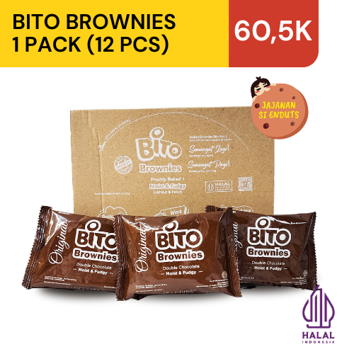 

Bito Brownies isi 12 pcs | Snack Viral | Halal