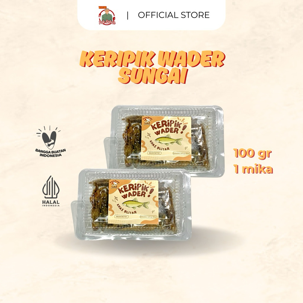 

Keripik Ikan Wader Sungai 100gr