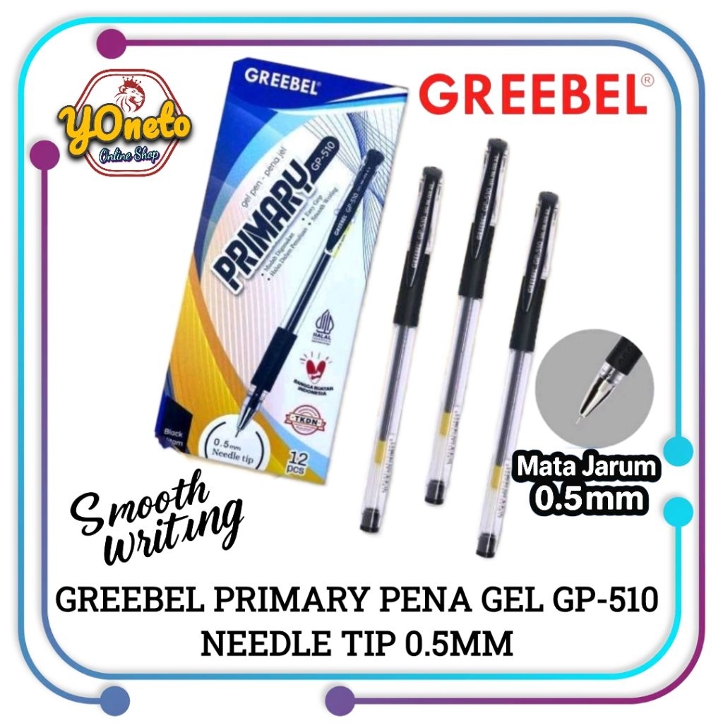 

Pena Gel Greebel Primary NT/05mm (12pcs/Kotak)