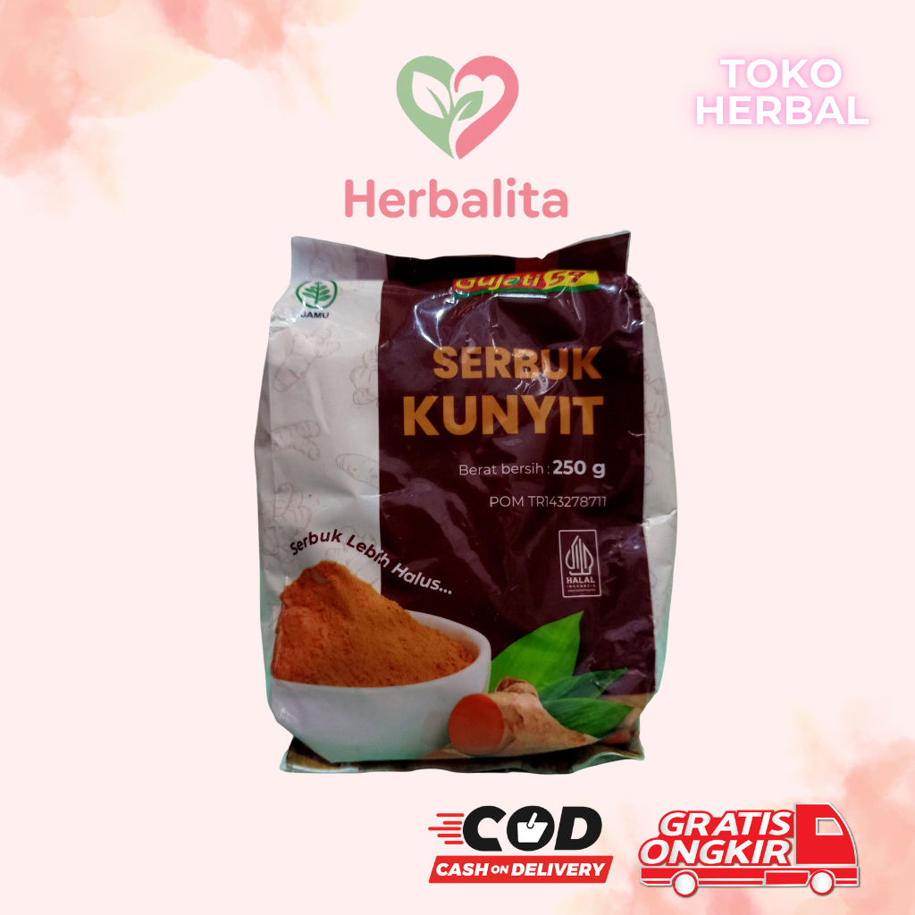 

Serbuk Kunyit 250 Gram 1 Bungkus Mengobati Gangguan Lambung Perut Kembung Sakti Perut Mual Herbalita