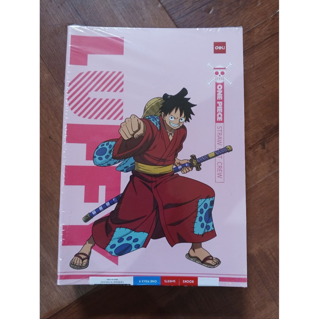 

Buku Tulis Besar Boxy Deli One Piece 42 Lembar 10pcs Buku sekolah Panjang Anime import B5