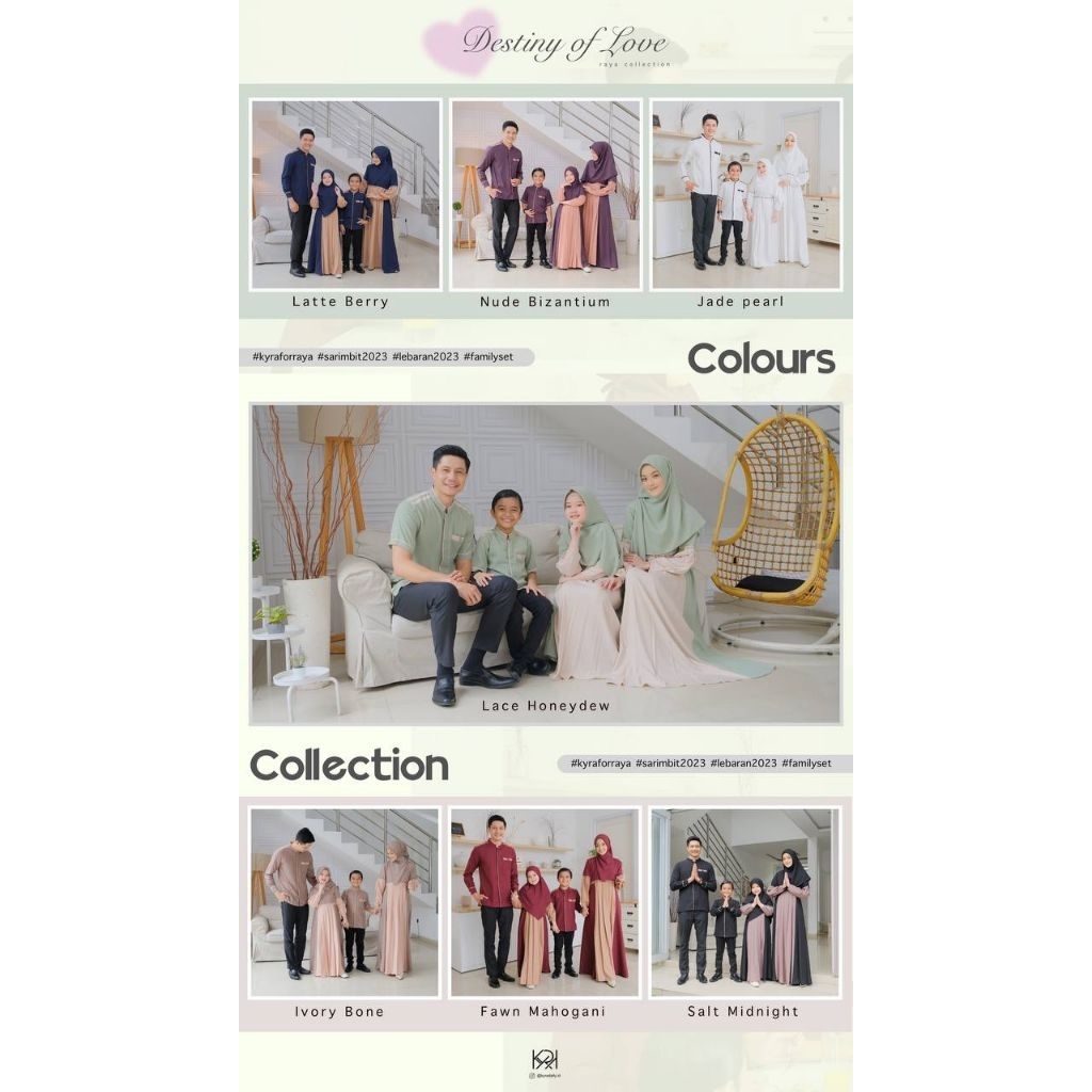 Destiny of Love by Kyra (Couple Mom Square & Girl Khimar)