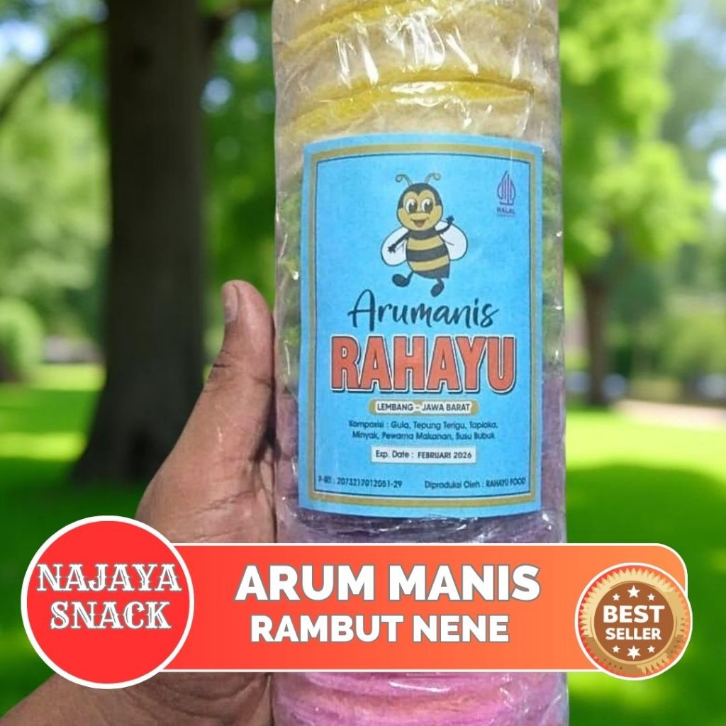 

Najaya snack-Arum Manis Rahayu Lembang Jawa Barat-Arum Manis Rambut Nene Murah