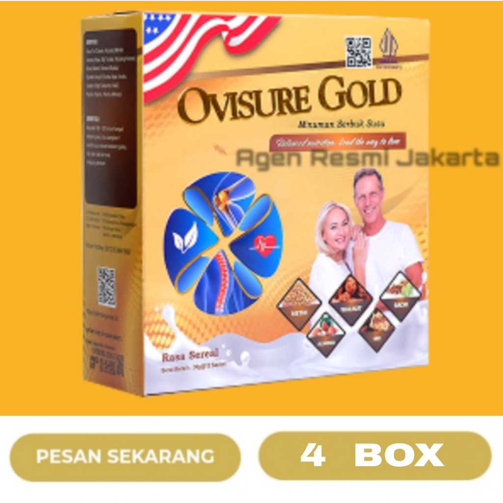 

Ovisure Gold Milk Original USA Susu Sachet Kesehatan Tulang dan Sendi Mencegah Osteoporosis