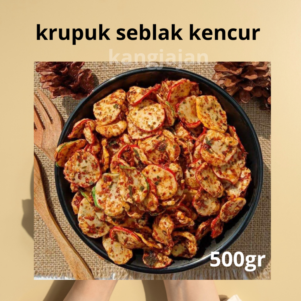 

seblak kerupuk 500gr pedas kencur/ ori kencur cikruh