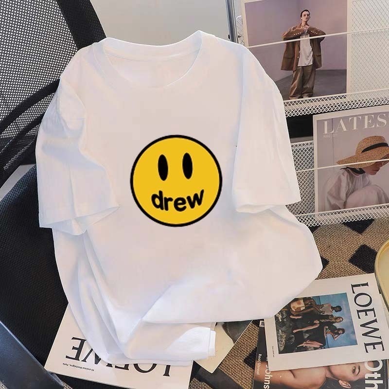 Tshirt Baju Kaos Distro Drew Smile - Kaos Distro Pria Wanita