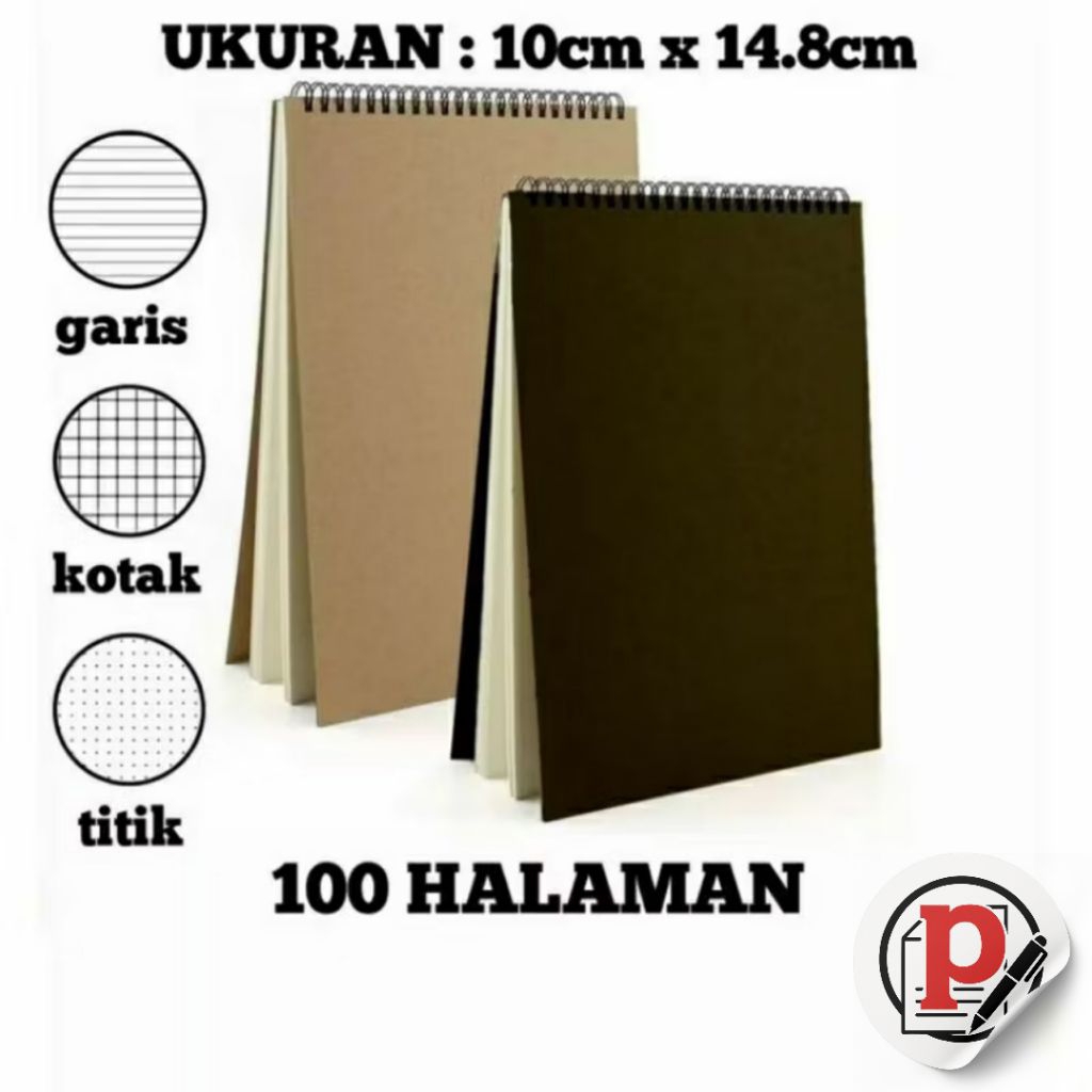 

Notebook A6 Book Paper Blank Dotted Grid Line Aesthetic Book Sepiral