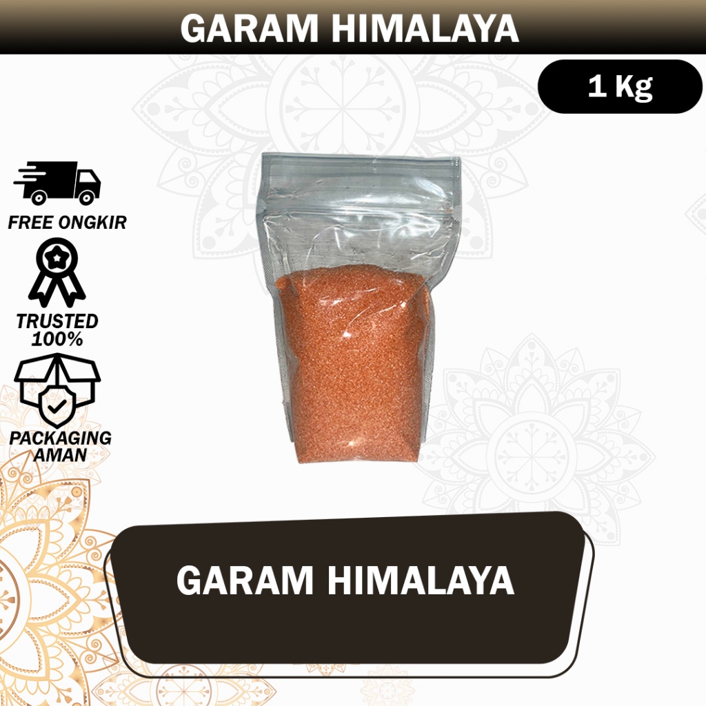 

Garam Himalaya Garem Himalayan Pink Sal / Himalayan Pink Salt Organic 1kg