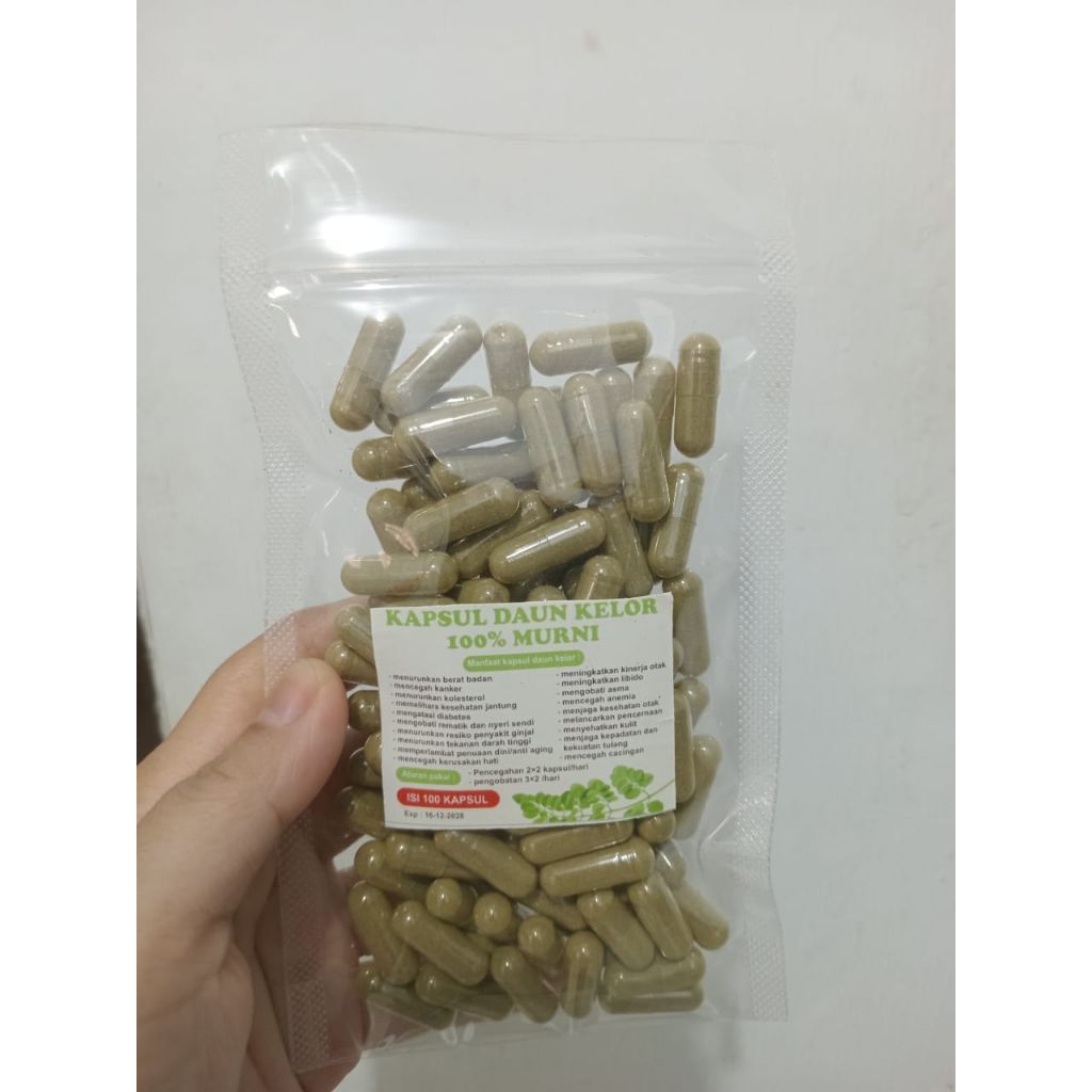 

DAUN KELOR MORINGA BUBUK ISI 100CAPSUL PREMIUM PURE ORGANIC